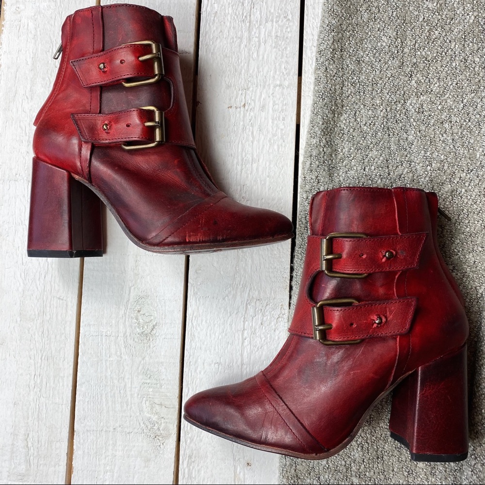 SOLD Freebird By Steven Joey Leather Ankle Boot - Picture 4 of 16